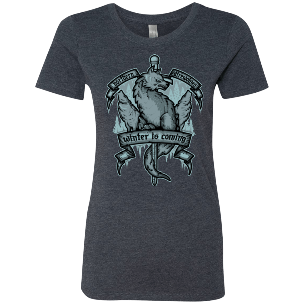 T-Shirts Vintage Navy / Small Northern Direwolves Women's Triblend T-Shirt