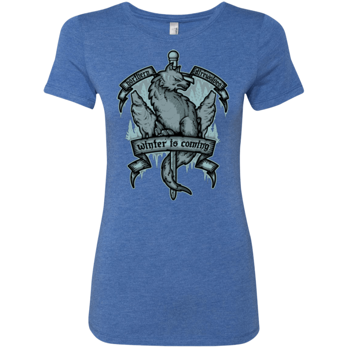 T-Shirts Vintage Royal / Small Northern Direwolves Women's Triblend T-Shirt
