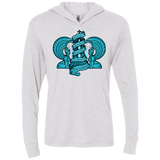 T-Shirts Heather White / X-Small NORTHERN ORACLE Triblend Long Sleeve Hoodie Tee