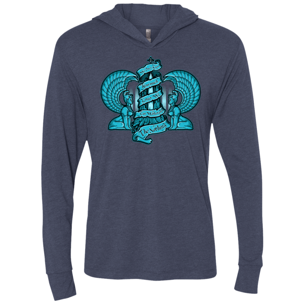 T-Shirts Vintage Navy / X-Small NORTHERN ORACLE Triblend Long Sleeve Hoodie Tee