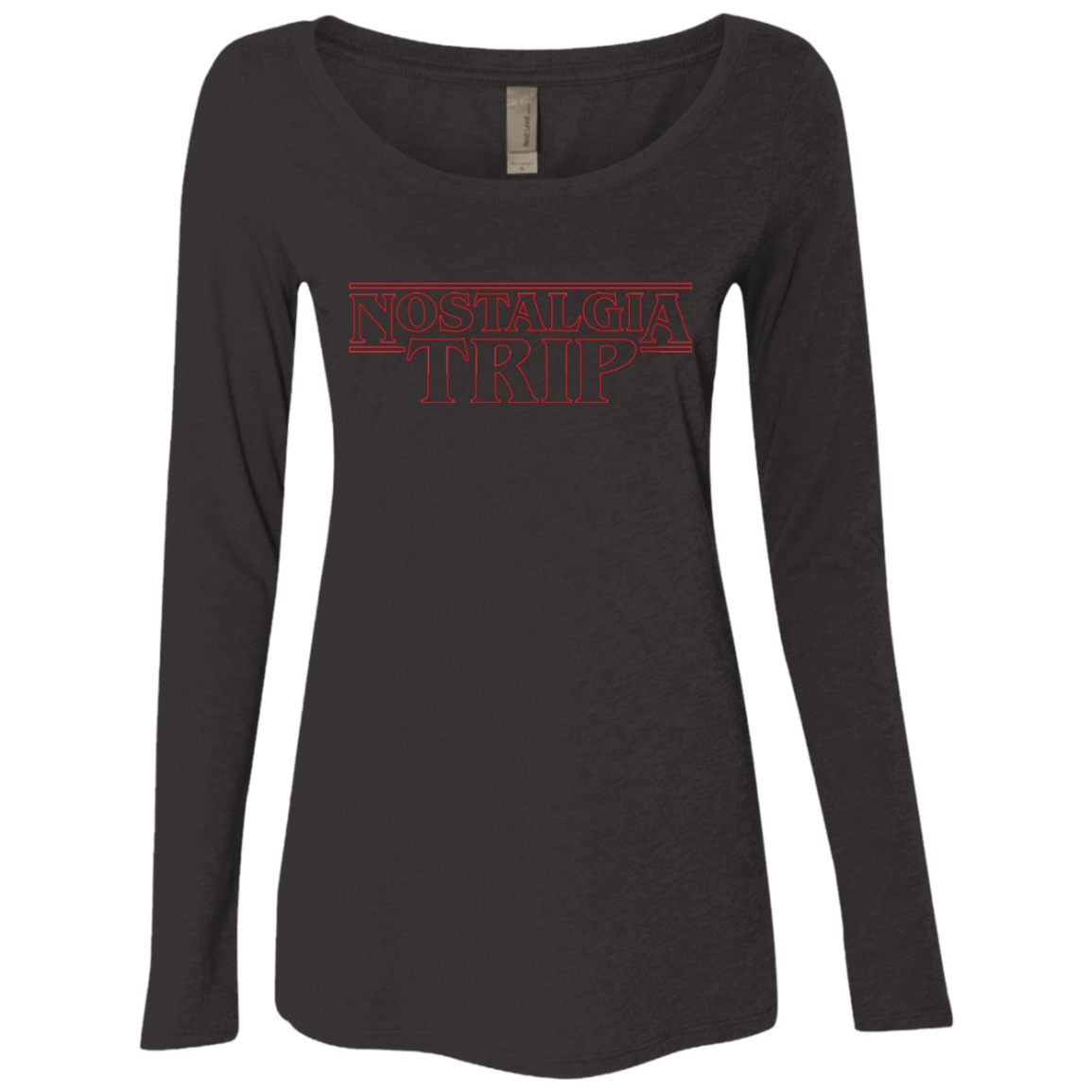 T-Shirts Vintage Black / Small Nostalgia Trip Women's Triblend Long Sleeve Shirt