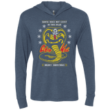 T-Shirts Indigo / X-Small NOT IN THIS DOJO Triblend Long Sleeve Hoodie Tee