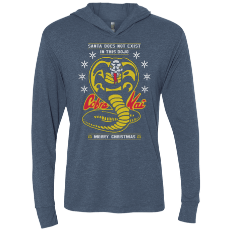 T-Shirts Indigo / X-Small NOT IN THIS DOJO Triblend Long Sleeve Hoodie Tee