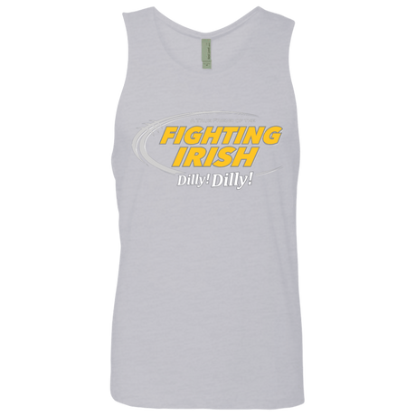 T-Shirts Heather Grey / Small Notre Dame Dilly Dilly Men's Premium Tank Top