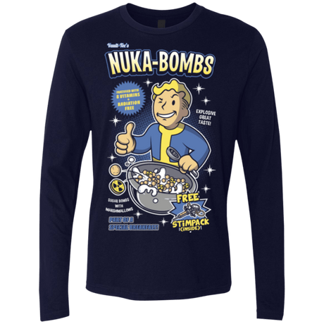 T-Shirts Midnight Navy / Small Nuka Bombs Men's Premium Long Sleeve