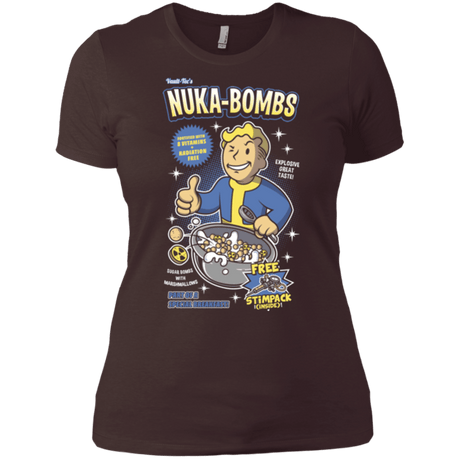 T-Shirts Dark Chocolate / X-Small Nuka Bombs Women's Premium T-Shirt