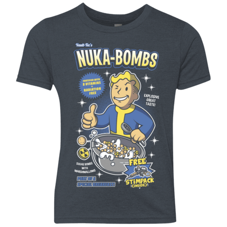 T-Shirts Vintage Navy / YXS Nuka Bombs Youth Triblend T-Shirt