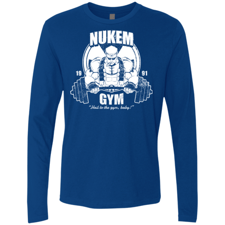 T-Shirts Royal / Small Nukem Gym Men's Premium Long Sleeve