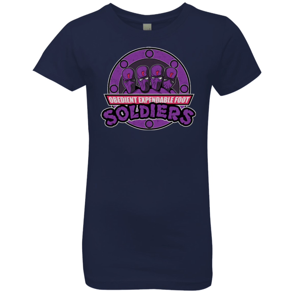 T-Shirts Midnight Navy / YXS OBEDIENT EXPENDABLE FOOT SOLDIERS Girls Premium T-Shirt