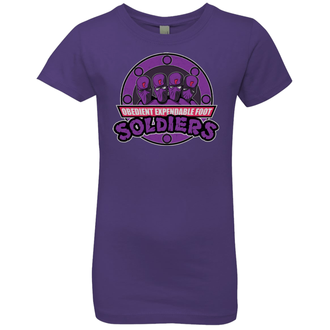 T-Shirts Purple Rush / YXS OBEDIENT EXPENDABLE FOOT SOLDIERS Girls Premium T-Shirt