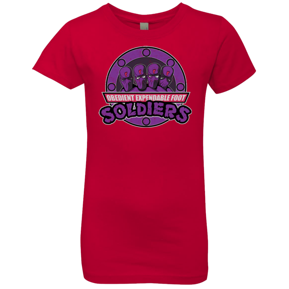 T-Shirts Red / YXS OBEDIENT EXPENDABLE FOOT SOLDIERS Girls Premium T-Shirt