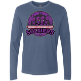 T-Shirts Indigo / Small OBEDIENT EXPENDABLE FOOT SOLDIERS Men's Premium Long Sleeve