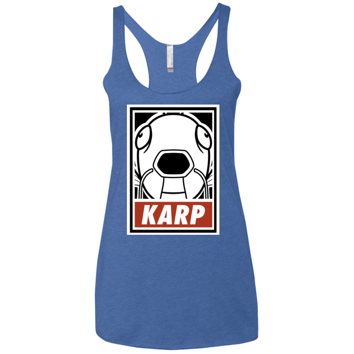 T-Shirts Vintage Royal / X-Small Obey Karp Women's Triblend Racerback Tank