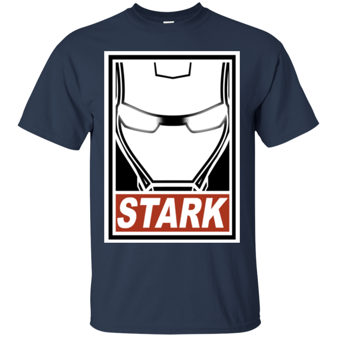 T-Shirts Navy / Small Obey Stark T-Shirt