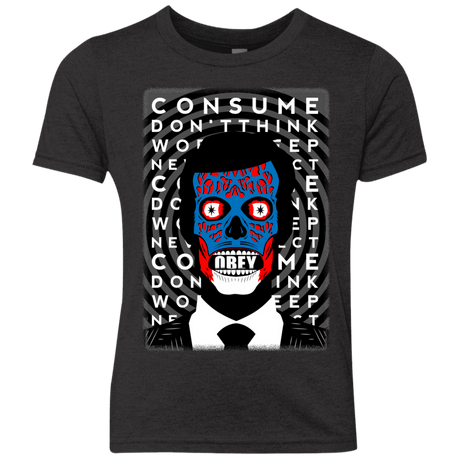 T-Shirts Vintage Black / YXS OBEY Youth Triblend T-Shirt