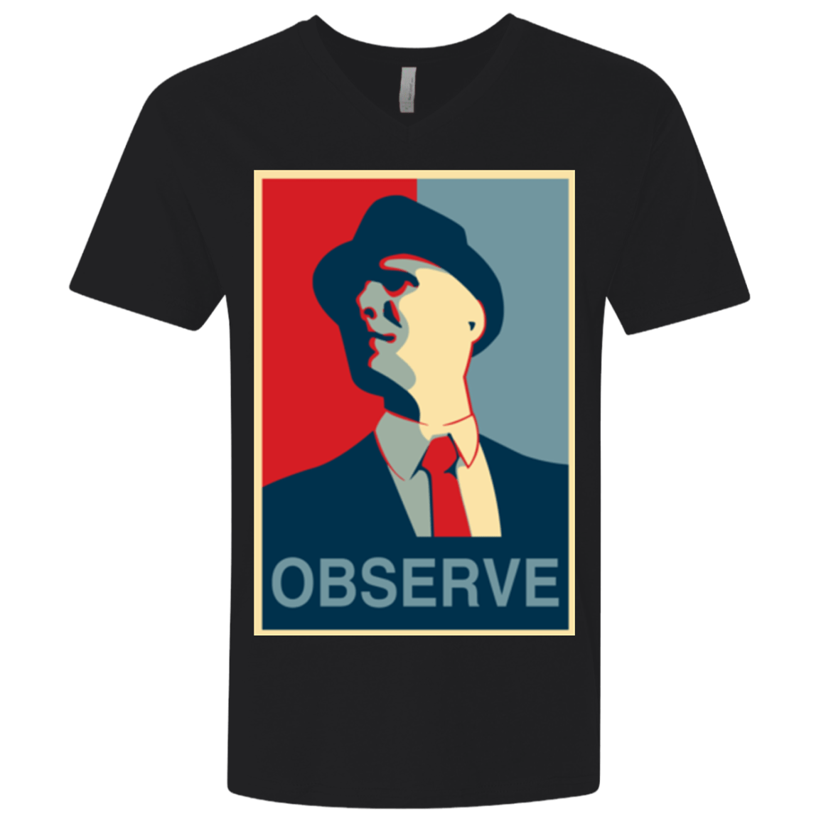 T-Shirts Black / X-Small Observe Men's Premium V-Neck