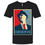 T-Shirts Black / X-Small Observe Men's Premium V-Neck