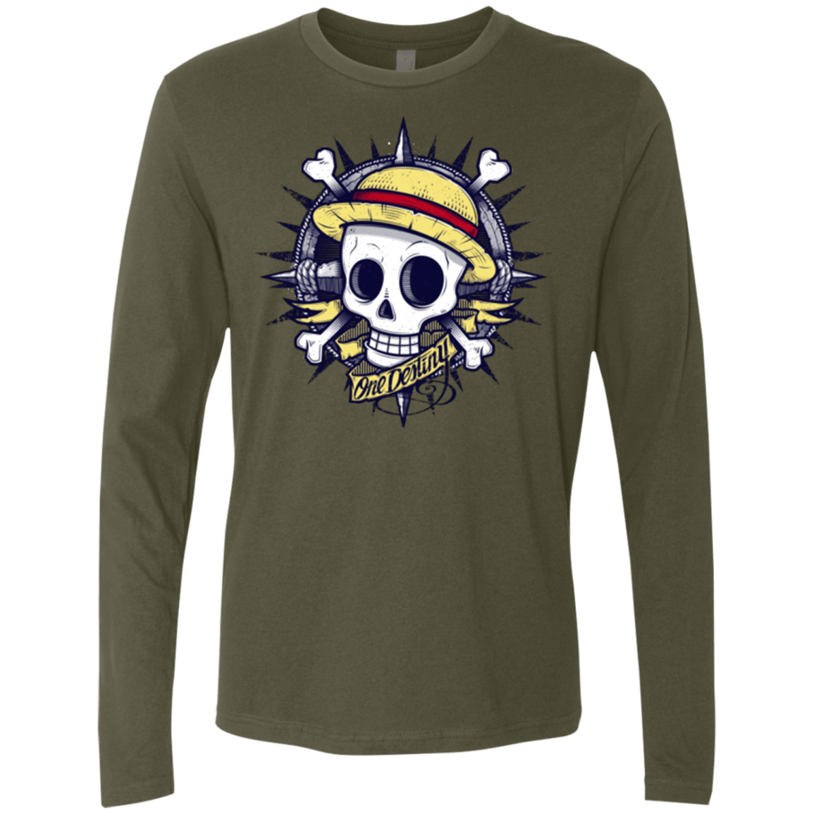T-Shirts Military Green / Small One Destiny Men's Premium Long Sleeve