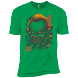 T-Shirts Kelly Green / YXS Oni Clown Mask Boys Premium T-Shirt
