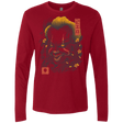 T-Shirts Cardinal / S Oni Clown Mask Men's Premium Long Sleeve