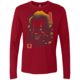 T-Shirts Cardinal / S Oni Clown Mask Men's Premium Long Sleeve