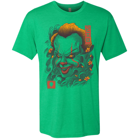 T-Shirts Envy / S Oni Clown Mask Men's Triblend T-Shirt
