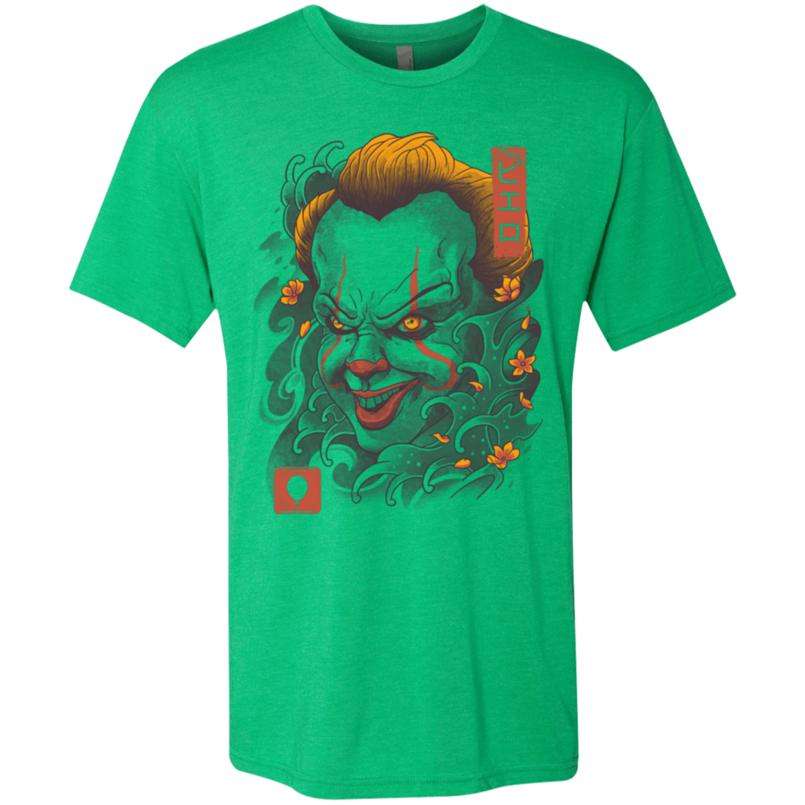 T-Shirts Envy / S Oni Clown Mask Men's Triblend T-Shirt