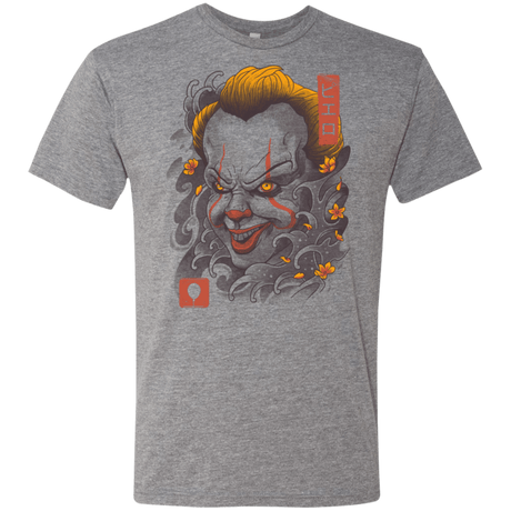 T-Shirts Premium Heather / S Oni Clown Mask Men's Triblend T-Shirt