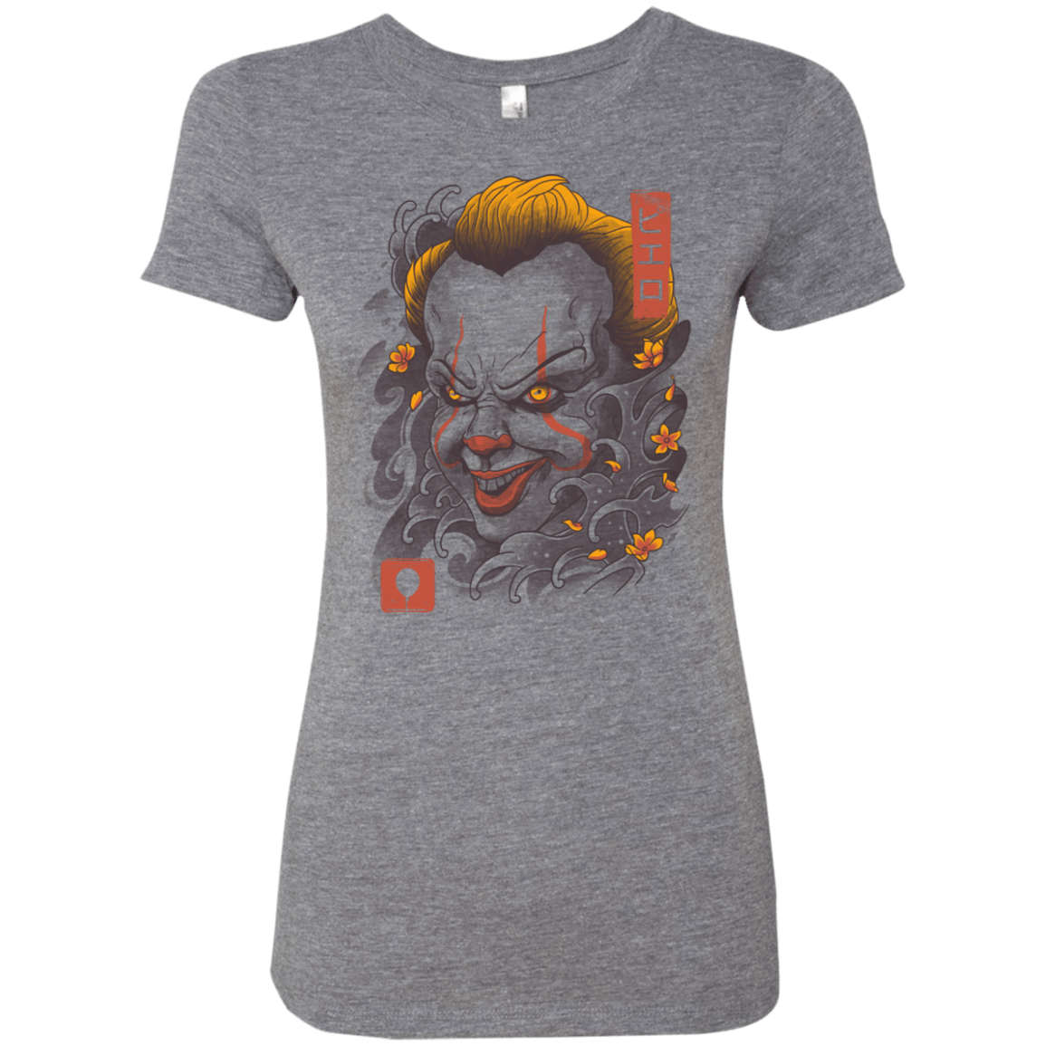 T-Shirts Premium Heather / S Oni Clown Mask Women's Triblend T-Shirt