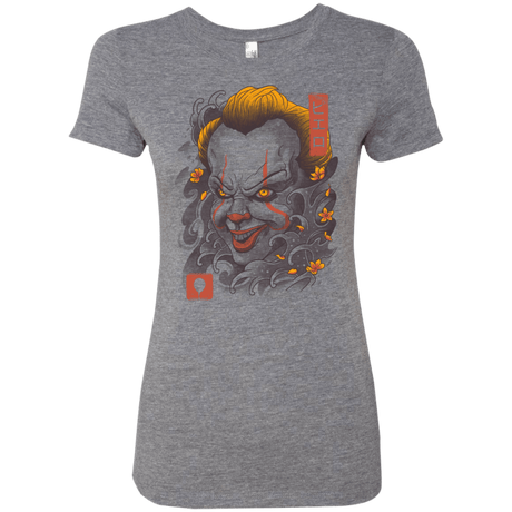 T-Shirts Premium Heather / S Oni Clown Mask Women's Triblend T-Shirt