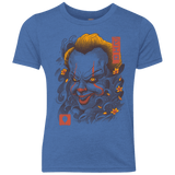 T-Shirts Vintage Royal / YXS Oni Clown Mask Youth Triblend T-Shirt