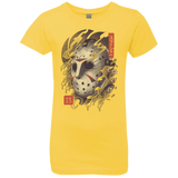 T-Shirts Vibrant Yellow / YXS Oni Jason Mask Girls Premium T-Shirt