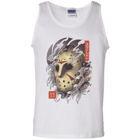 T-Shirts White / S Oni Jason Mask Men's Tank Top