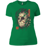 T-Shirts Kelly Green / X-Small Oni Jason Mask Women's Premium T-Shirt