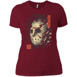 T-Shirts Scarlet / X-Small Oni Jason Mask Women's Premium T-Shirt