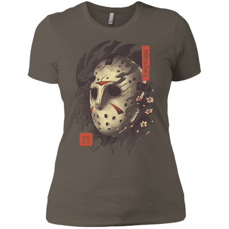 T-Shirts Warm Grey / X-Small Oni Jason Mask Women's Premium T-Shirt