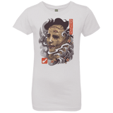 T-Shirts White / YXS Oni Leather Mask Girls Premium T-Shirt
