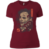 T-Shirts Scarlet / X-Small Oni Leather Mask Women's Premium T-Shirt