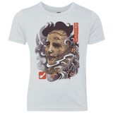 T-Shirts Heather White / YXS Oni Leather Mask Youth Triblend T-Shirt