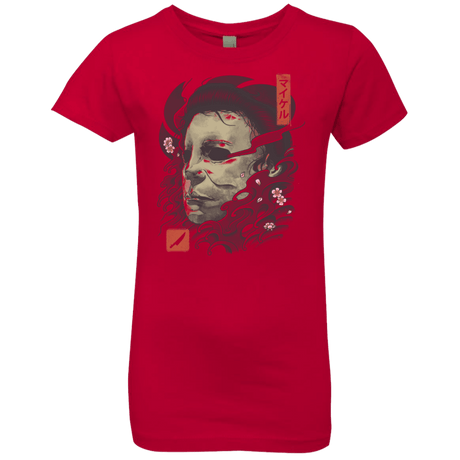 T-Shirts Red / YXS Oni Slasher Mask Girls Premium T-Shirt