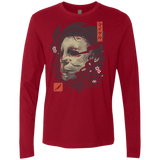 T-Shirts Cardinal / S Oni Slasher Mask Men's Premium Long Sleeve