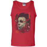 T-Shirts Red / S Oni Slasher Mask Men's Tank Top