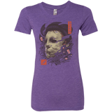 T-Shirts Purple Rush / S Oni Slasher Mask Women's Triblend T-Shirt