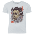 T-Shirts Heather White / YXS Oni Slasher Mask Youth Triblend T-Shirt