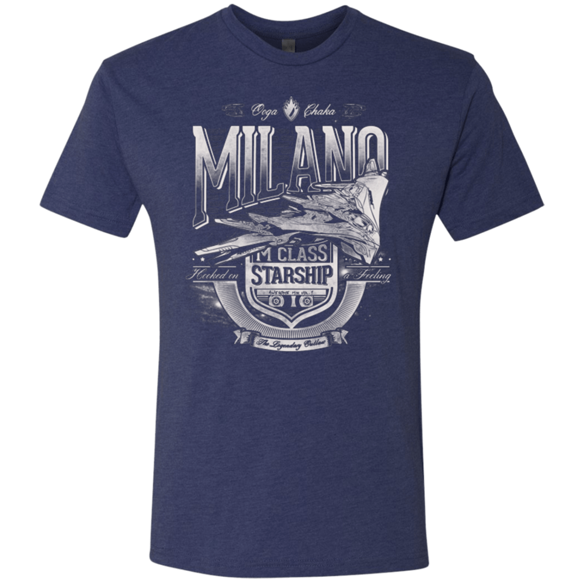 T-Shirts Vintage Navy / Small Ooga Chaka Men's Triblend T-Shirt