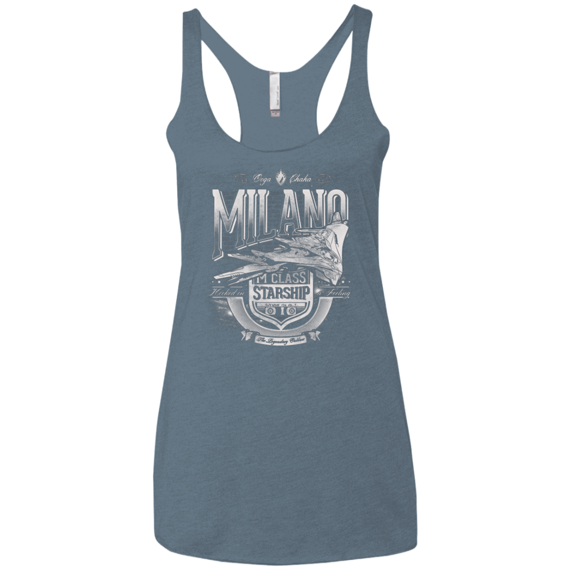 T-Shirts Indigo / X-Small Ooga Chaka Women's Triblend Racerback Tank