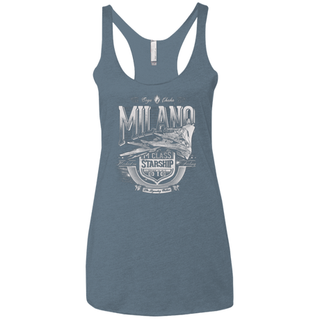 T-Shirts Indigo / X-Small Ooga Chaka Women's Triblend Racerback Tank