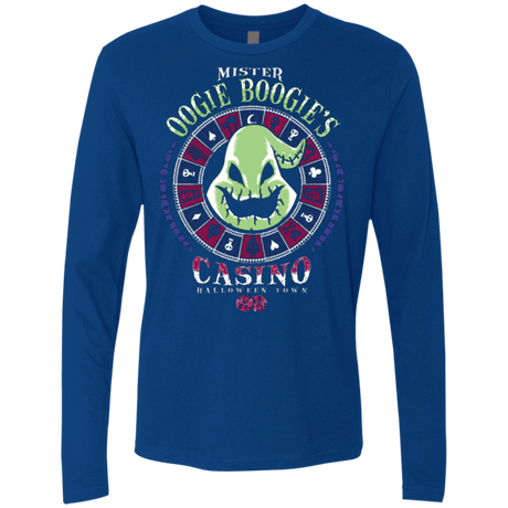 T-Shirts Royal / Small Oogies Casino Men's Premium Long Sleeve