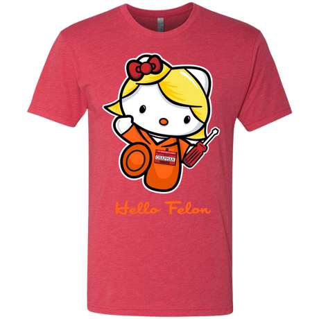 T-Shirts Vintage Red / Small Orange is the New Cat Men's Triblend T-Shirt