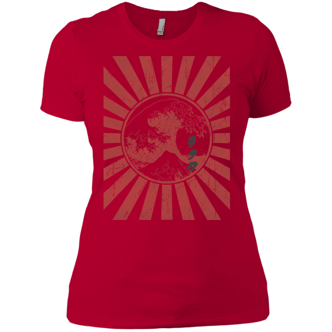 T-Shirts Red / X-Small Otaku Flag Women's Premium T-Shirt